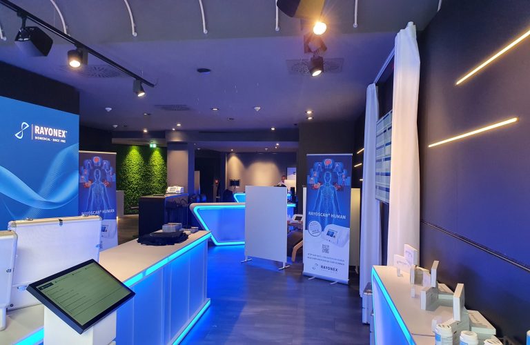 Rayonex Biomedical Pop up Store bei brands'n mind